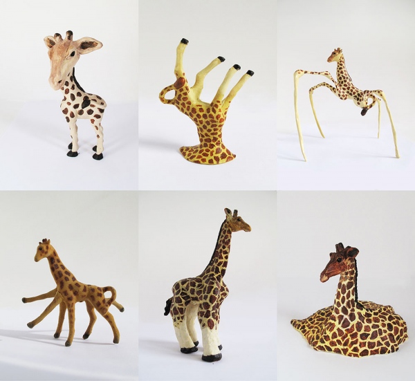 My giraffe collection (2009)&amp;nbsp;mixed media